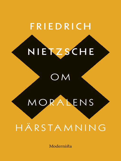 Titeldetaljer för Om moralens härstamning av Friedrich Nietzsche - Tillgänglig